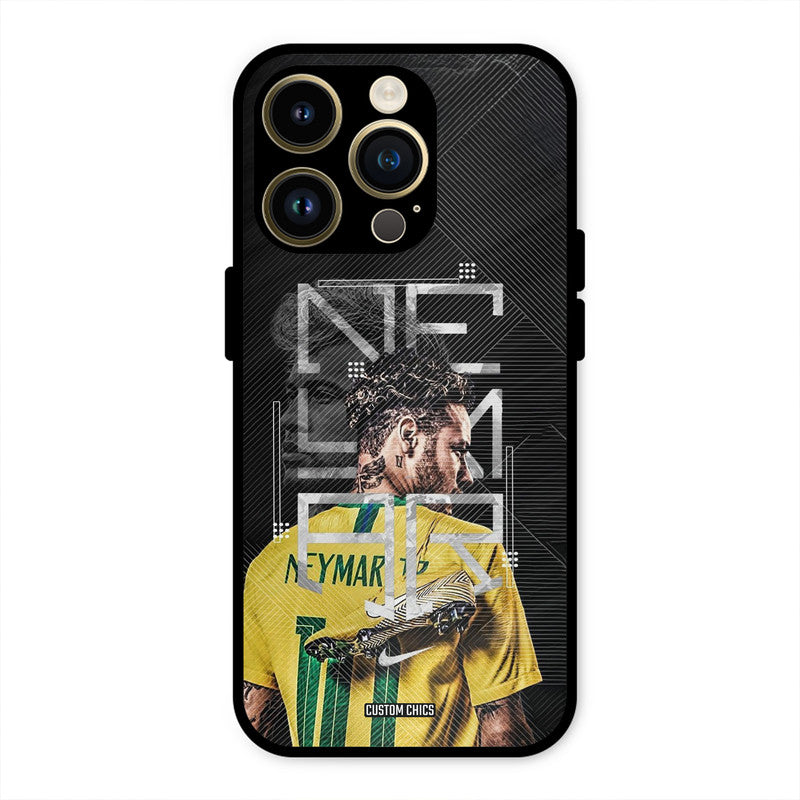 Cool Neymar  iPhone 14 Pro Mobile Back Cover - Sports PrintShield Case