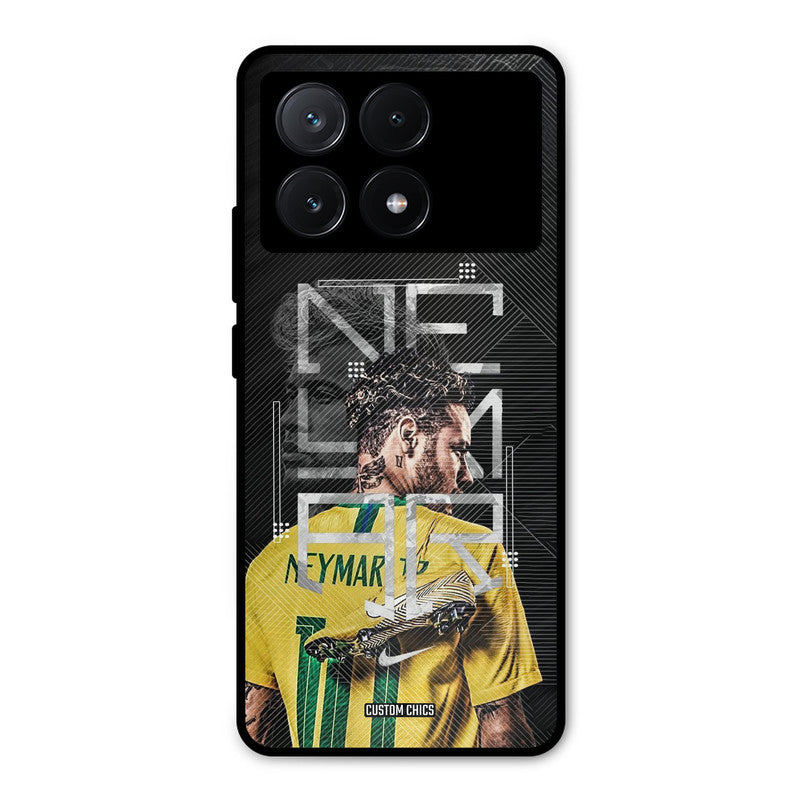 Cool Neymar Poco X6 Pro Mobile Back Cover - Sports PrintShield Case