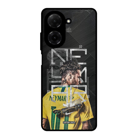 Cool Neymar Poco C71 Mobile Back Cover - Sports PrintShield Case