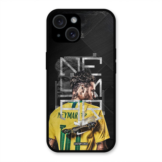 Cool Neymar  iPhone 15 Plus Mobile Back Cover - Sports PrintShield Case