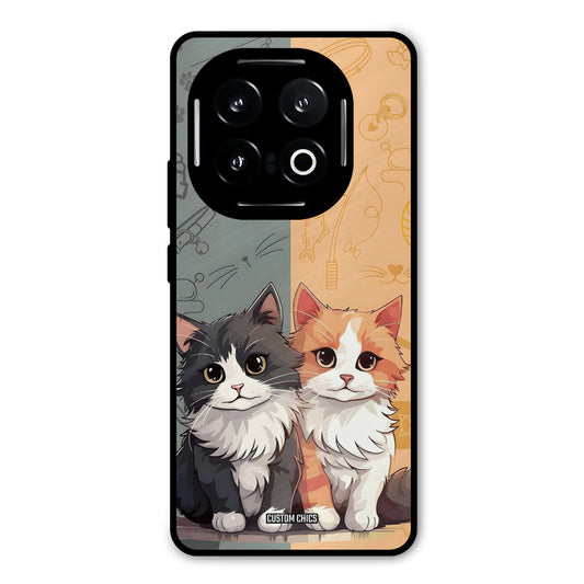 Couple Cat iQOO 13 Mobile Back Cover - Cute PrintShield Case