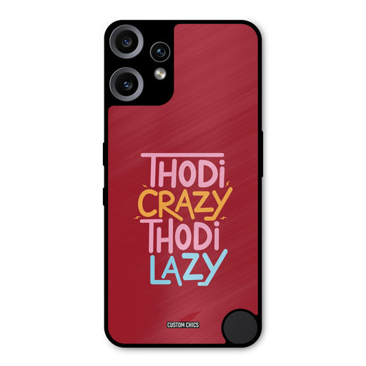 Crazy And Lazy Nothing CMF Phone 2 Pro Mobile Back Cover - Typography PrintShield Case