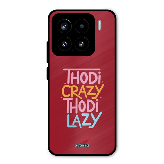 Crazy And Lazy Xiaomi 15 5G Mobile Back Cover - Typography PrintShield Case