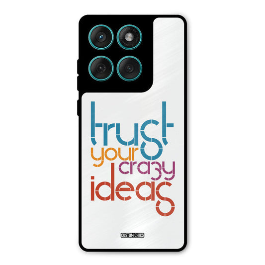 Crazy Idea Motorola Edge 60 Mobile Back Cover - Typography PrintShield Case