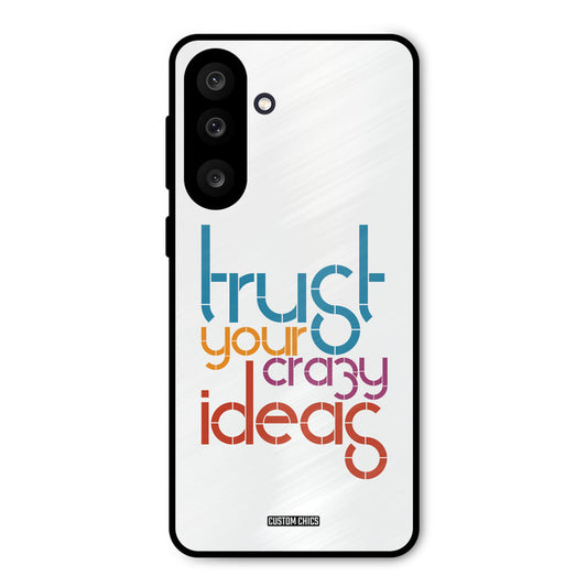 Crazy Idea Samsung Galaxy M56 Mobile Back Cover - Typography PrintShield Case