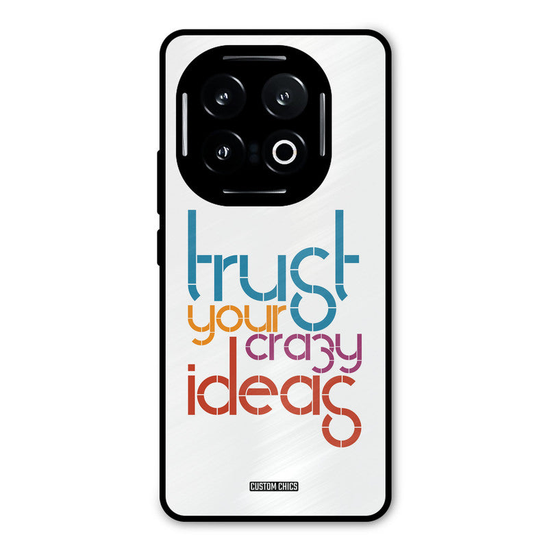 Crazy Idea iQOO 13 Mobile Back Cover - Typography PrintShield Case