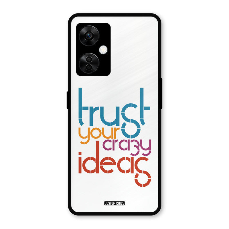 Crazy Idea OnePlus Nord CE 3 Lite Mobile Back Cover - Typography PrintShield Case