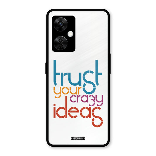 Crazy Idea OnePlus Nord CE 3 Lite Mobile Back Cover - Typography PrintShield Case