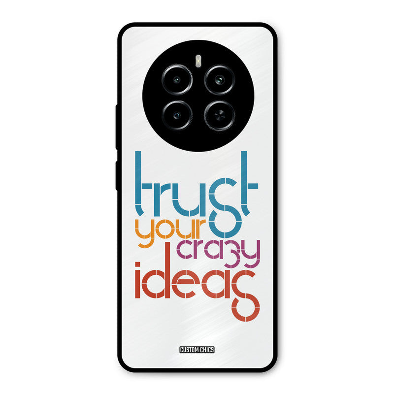 Crazy Idea Realme P1 5G Mobile Back Cover - Typography PrintShield Case