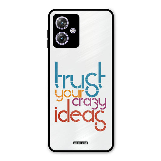 Crazy Idea Moto G54 Mobile Back Cover - Typography PrintShield Case