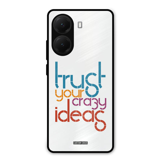 Crazy Idea Poco X7 Pro Mobile Back Cover - Typography PrintShield Case
