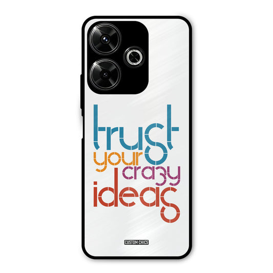 Crazy Idea Redmi 13 5G Mobile Back Cover - Typography PrintShield Case