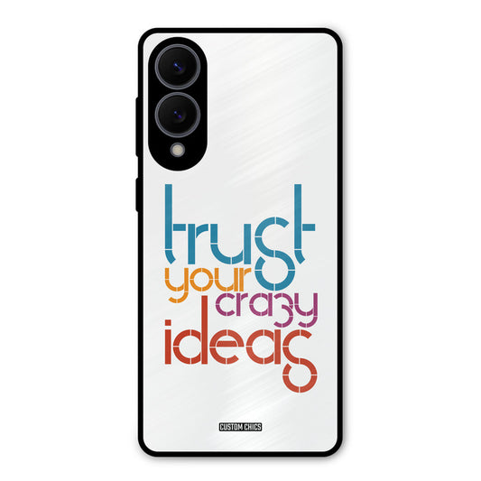 Crazy Idea Samsung Galaxy S25 Edge Mobile Back Cover - Typography PrintShield Case