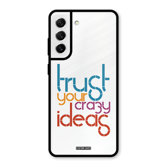 Crazy Idea Samsung Galaxy S21 FE 5G (2023) Mobile Back Cover - Typography PrintShield Case