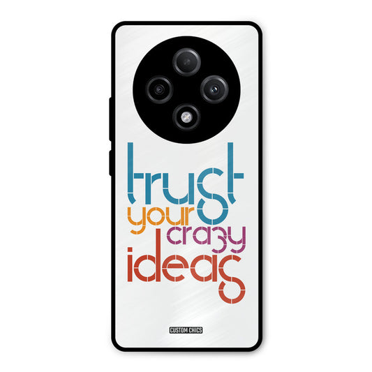 Crazy Idea Oppo F27 Pro Plus 5G Mobile Back Cover - Typography PrintShield Case