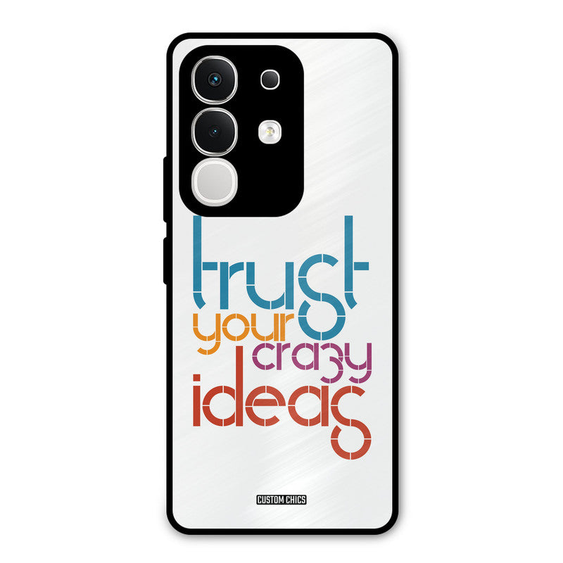 Crazy Idea Vivo T4x Mobile Back Cover - Typography PrintShield Case