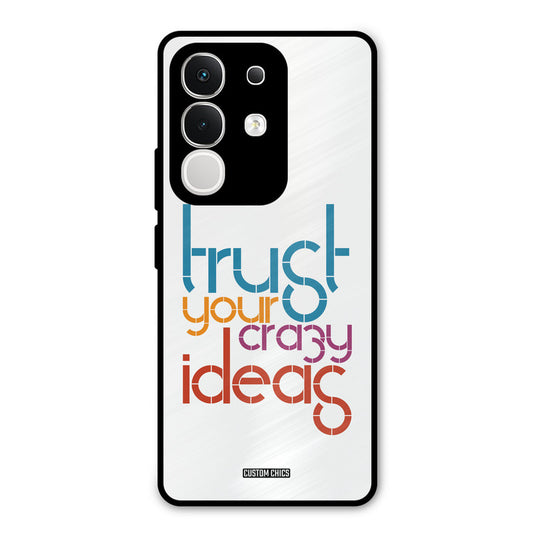Crazy Idea Vivo T4x Mobile Back Cover - Typography PrintShield Case