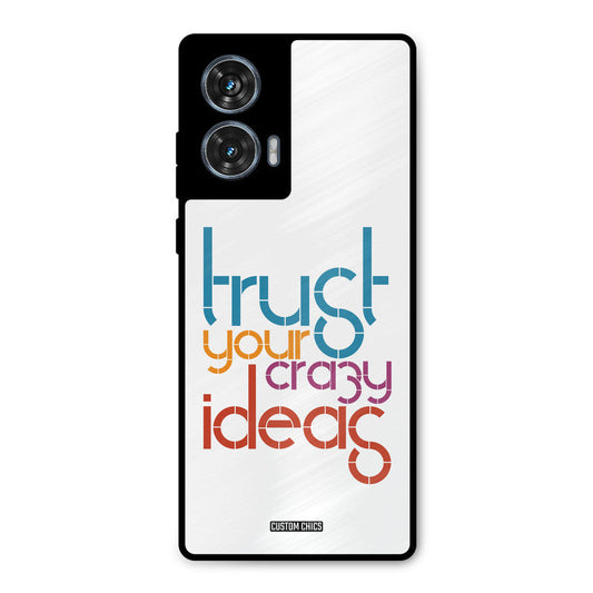 Crazy Idea Moto G96 Mobile Back Cover - Typography PrintShield Case