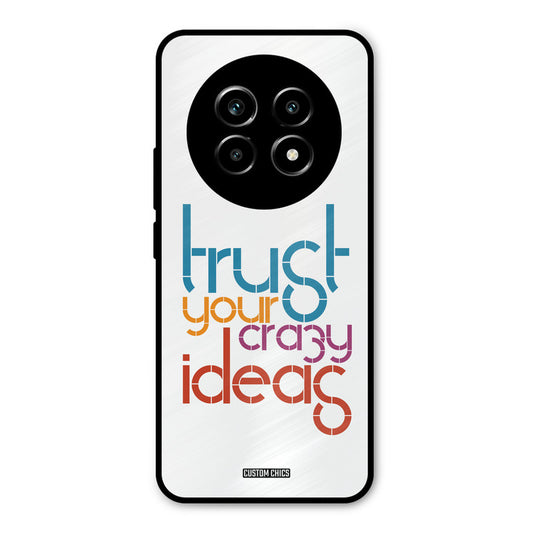 Crazy Idea Realme 13 Pro Mobile Back Cover - Typography PrintShield Case