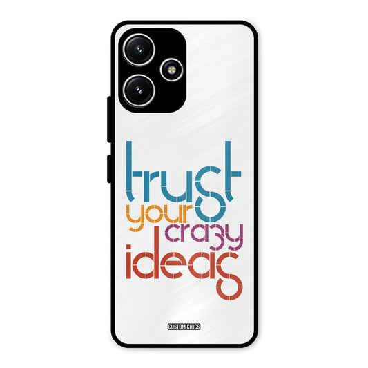Crazy Idea Redmi 12 5G Mobile Back Cover - Typography PrintShield Case