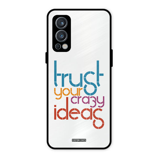 Crazy Idea OnePlus Nord 2 5G Mobile Back Cover - Typography PrintShield Case