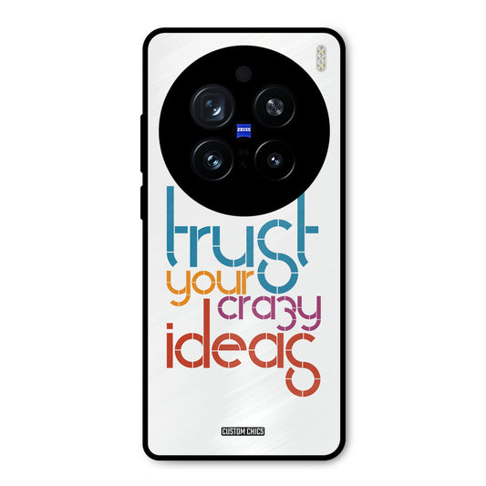 Crazy Idea Vivo X200 Pro Mobile Back Cover - Typography PrintShield Case