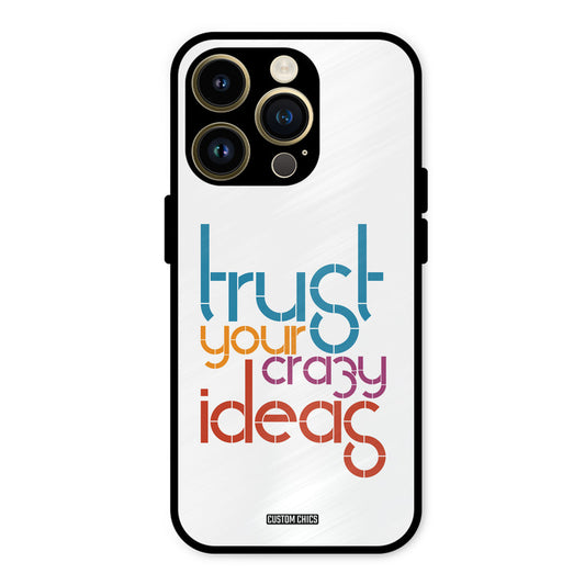 Crazy Idea iPhone 14 Pro Max Mobile Back Cover - Typography PrintShield Case