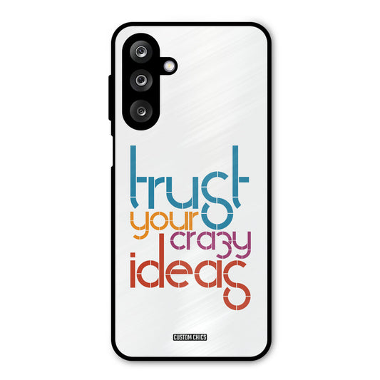 Crazy Idea Samsung Galaxy M36 Mobile Back Cover - Typography PrintShield Case