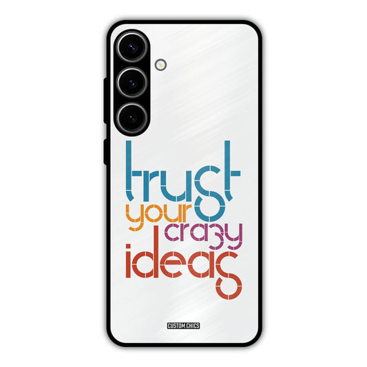 Crazy Idea Samsung Galaxy S24 Plus Mobile Back Cover - Typography PrintShield Case