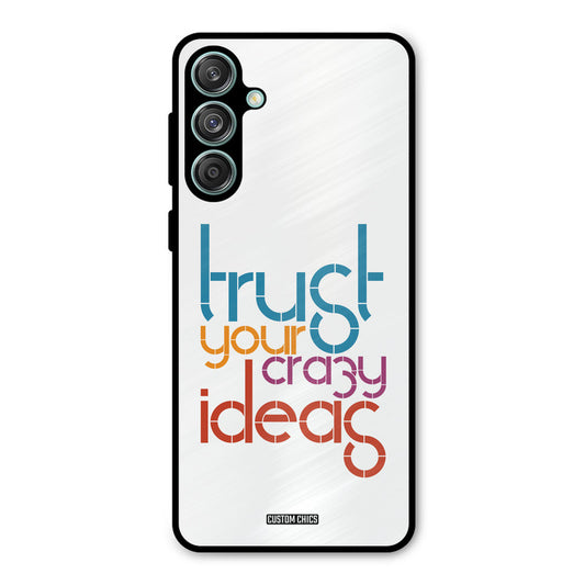 Crazy Idea Samsung Galaxy M55 5G Mobile Back Cover - Typography PrintShield Case