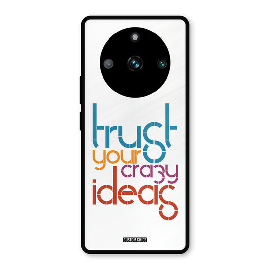 Crazy Idea Realme 11 Pro Plus Mobile Back Cover - Typography PrintShield Case