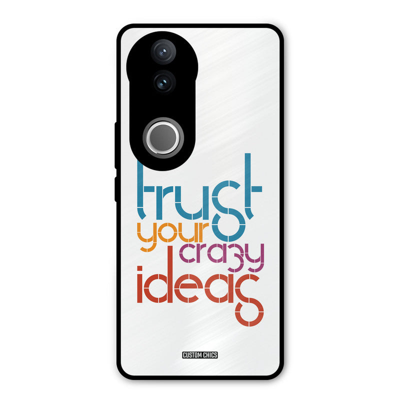 Crazy Idea Vivo T4R Mobile Back Cover - Typography PrintShield Case