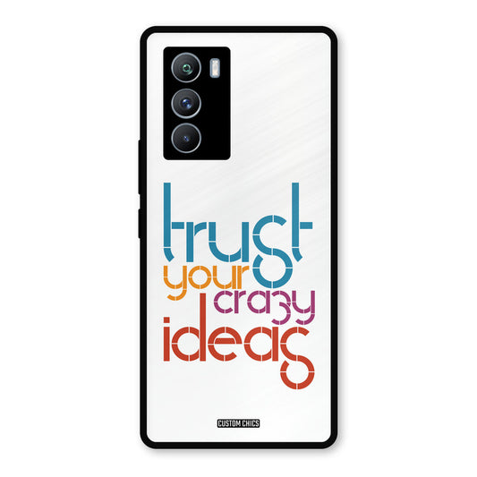 Crazy Idea iQOO 9SE Mobile Back Cover - Typography PrintShield Case