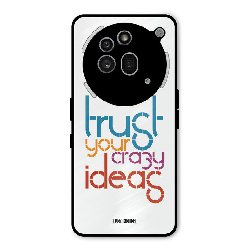 Crazy Idea Nothing Phone 3A Pro Mobile Back Cover - Typography PrintShield Case