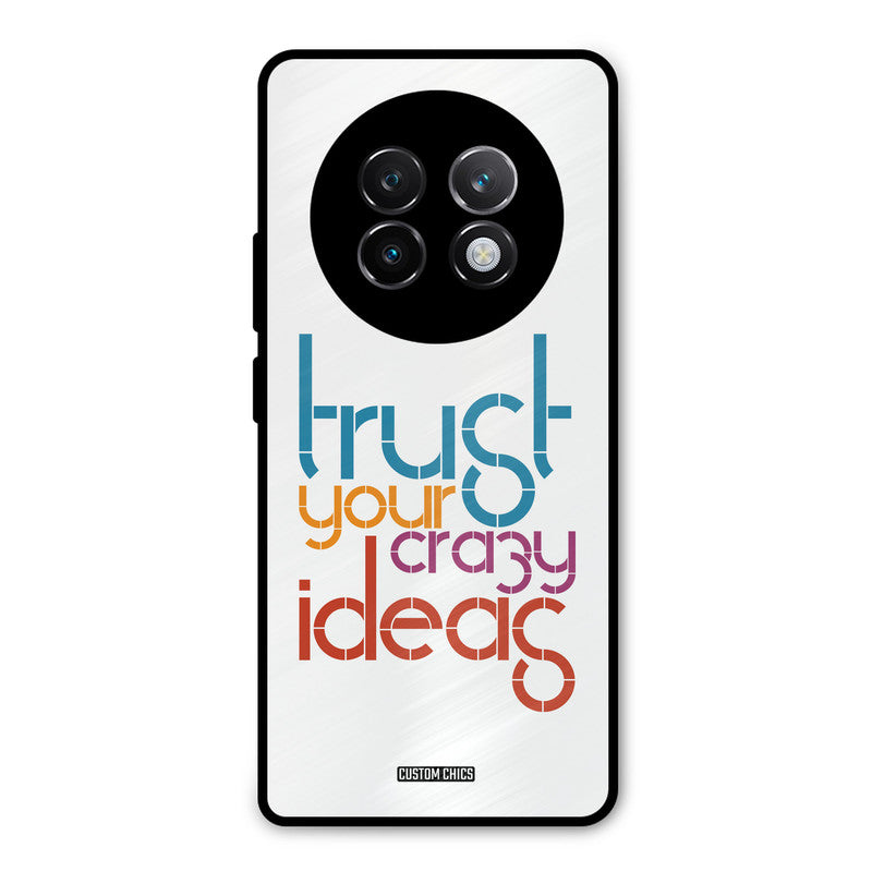 Crazy Idea Realme 13 Plus Mobile Back Cover - Typography PrintShield Case