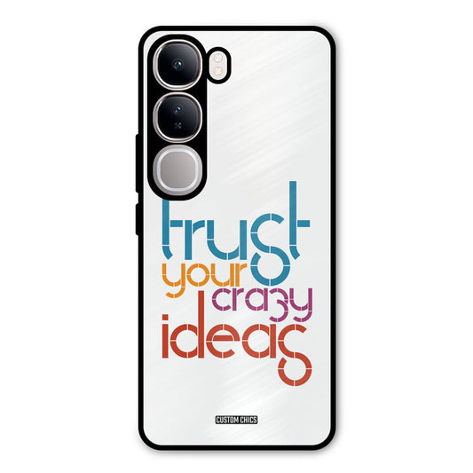 Crazy Idea Vivo Y300 Mobile Back Cover - Typography PrintShield Case