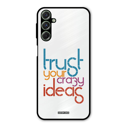 Crazy Idea Samsung Galaxy M34 Mobile Back Cover - Typography PrintShield Case