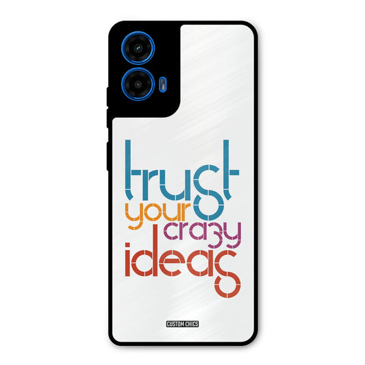 Crazy Idea Moto G45 Mobile Back Cover - Typography PrintShield Case