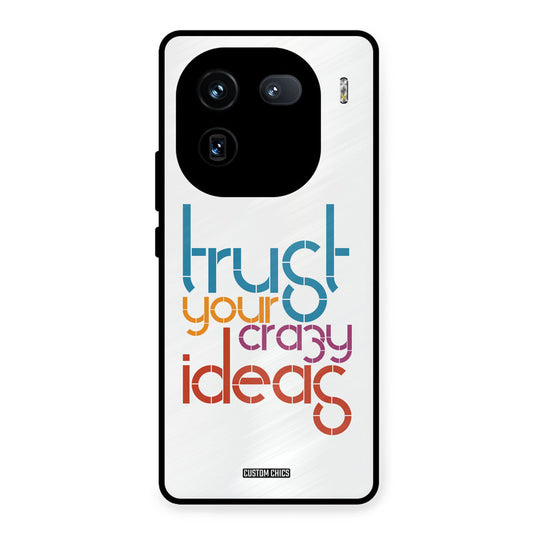 Crazy Idea iQOO 12 Mobile Back Cover - Typography PrintShield Case