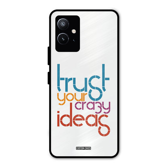 Crazy Idea Vivo Y75 5G Mobile Back Cover - Typography PrintShield Case