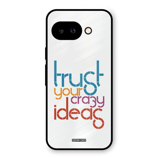 Crazy Idea Google Pixel 9A Mobile Back Cover - Typography PrintShield Case