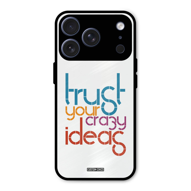 Crazy Idea iPhone 17 Pro Max Mobile Back Cover - Typography PrintShield Case