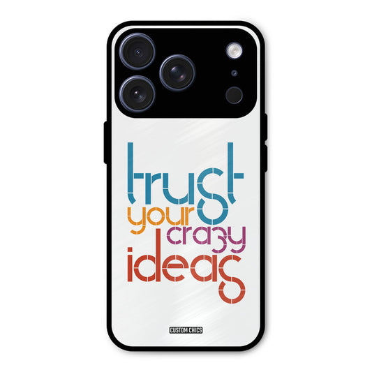 Crazy Idea iPhone 17 Pro Max Mobile Back Cover - Typography PrintShield Case