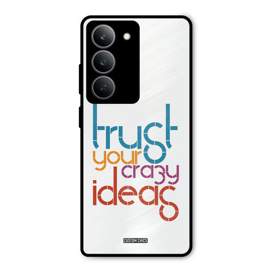 Crazy Idea Realme 14x Mobile Back Cover - Typography PrintShield Case