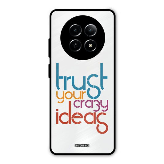 Crazy Idea Realme Narzo N65 Mobile Back Cover - Typography PrintShield Case