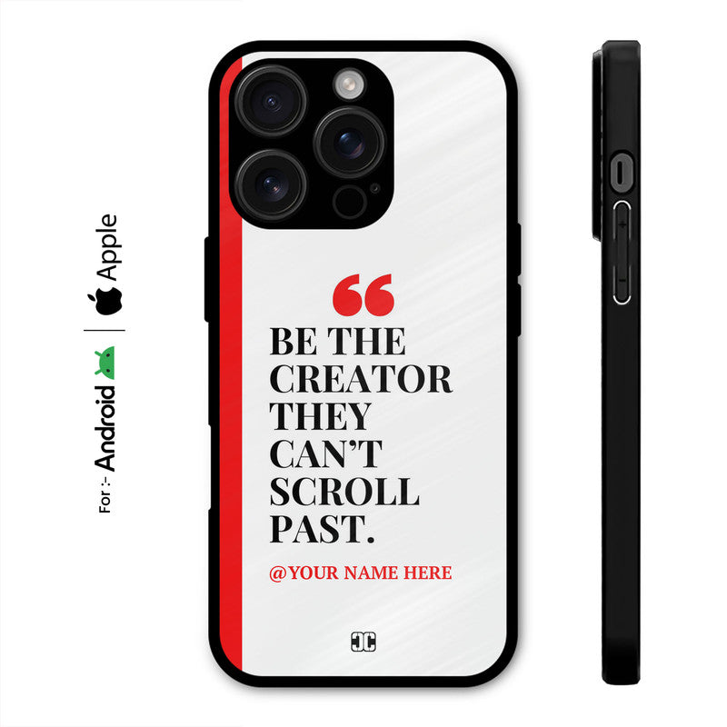 Creators Name Case Case – Premium PrintShield Mobile Cover