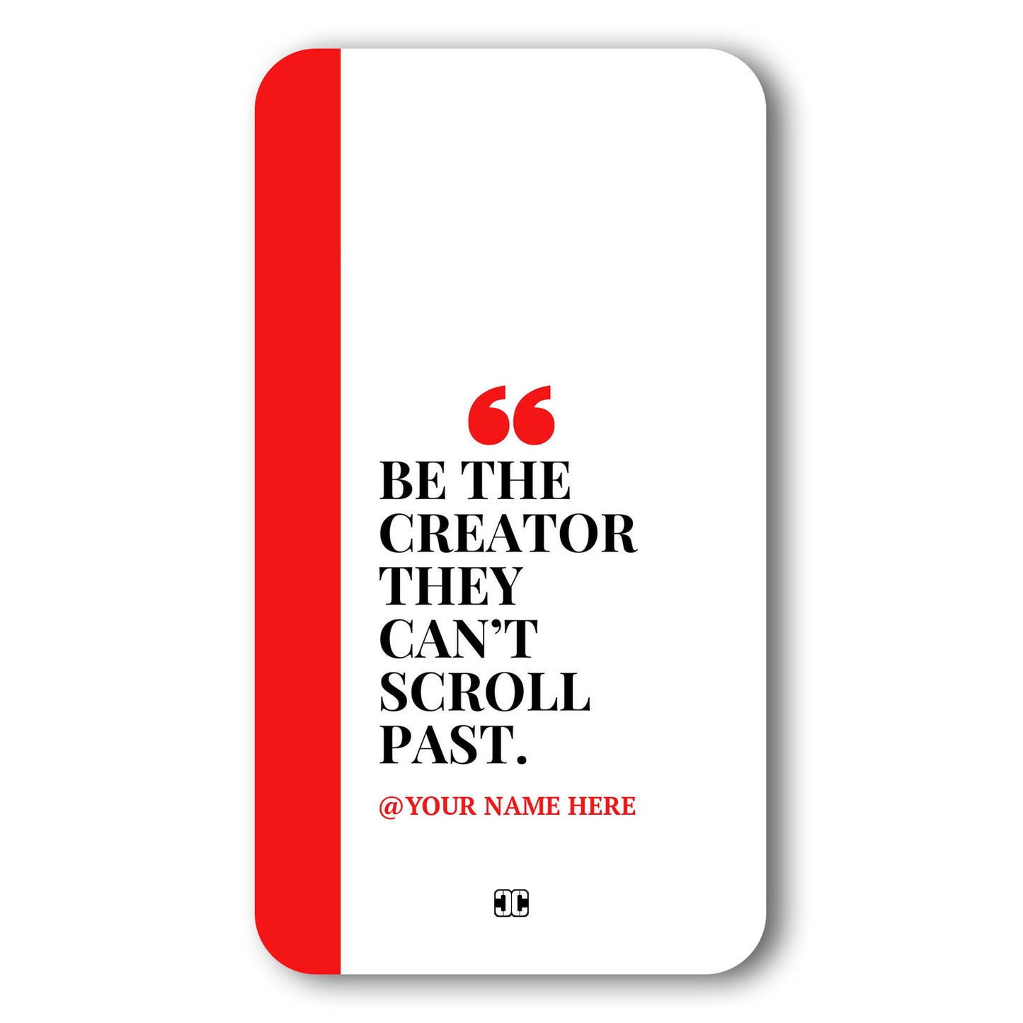 Creators Name Case Case – Premium PrintShield Mobile Cover
