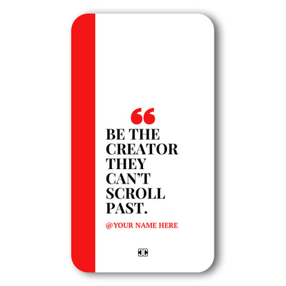 Creators Name Case Case – Premium PrintShield Mobile Cover
