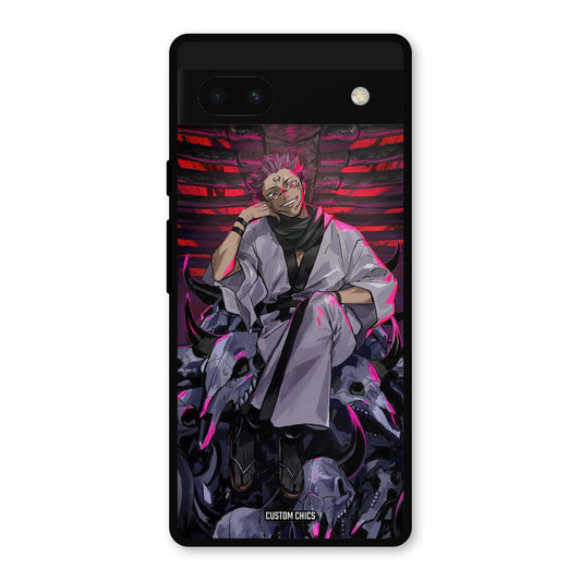 Curse King Google Pixel 6a Mobile Back Cover - Anime PrintShield Case