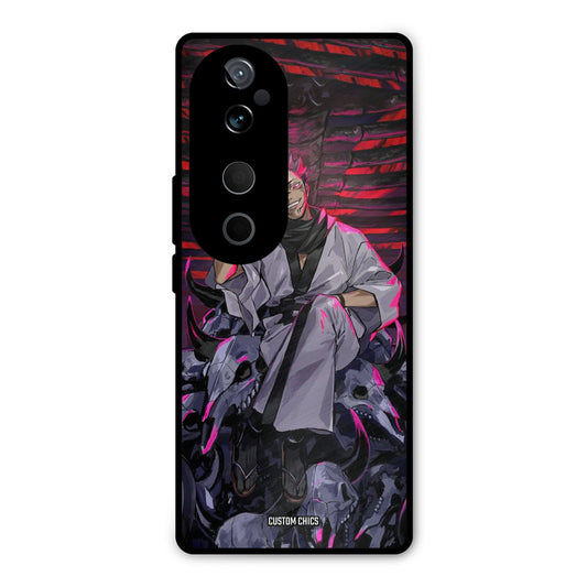 Curse King Vivo V40 Mobile Back Cover - Anime PrintShield Case